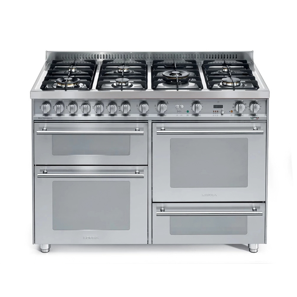 Lofra Professional Electric Oven with 7 Burner Gas Top – 120cm