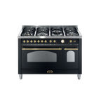 Lofra Dolce Vita Electric Oven with 7 Burner Gas Top – 120cm (Gold)