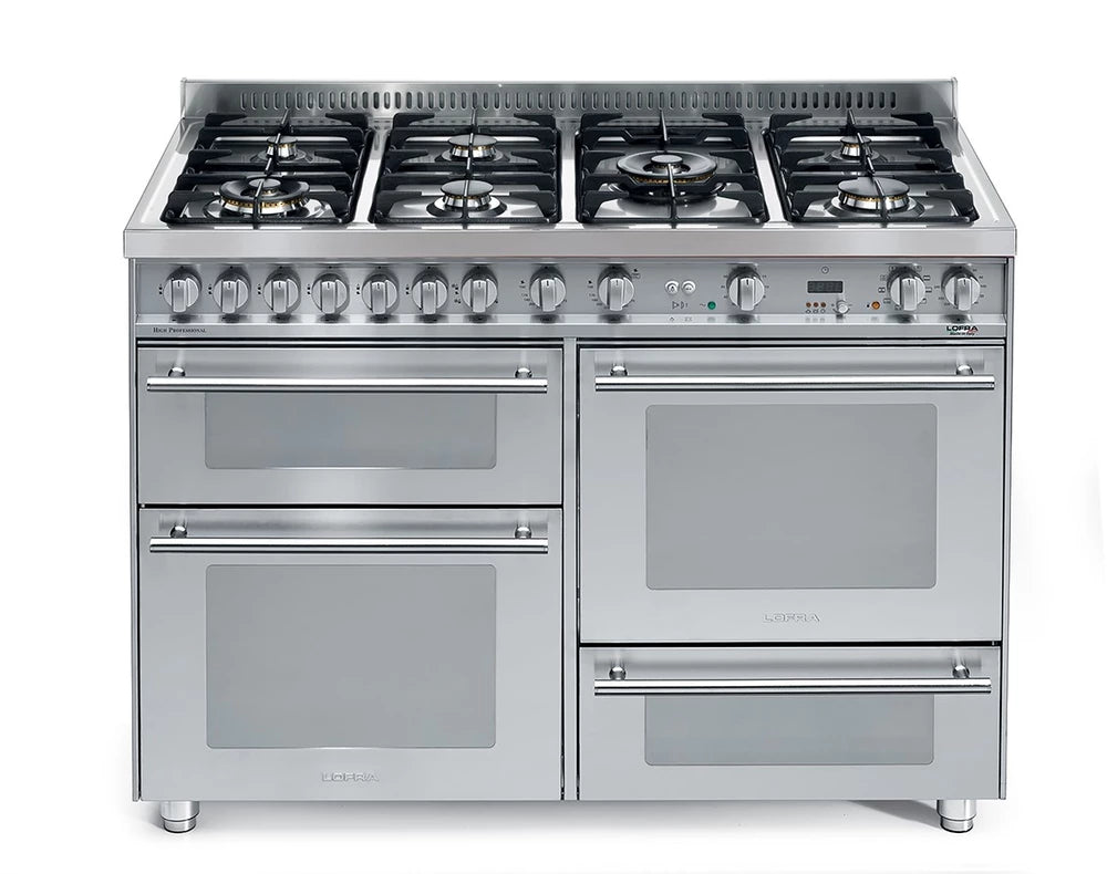 Lofra Professional Electric Oven with 7 Burner Gas Top – 120cm